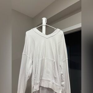 Super cute white hoodie Aerie